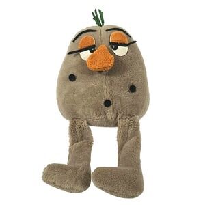 VTG 70's The Potato People Couch Potato Plush Toy Brown  Made in Korea